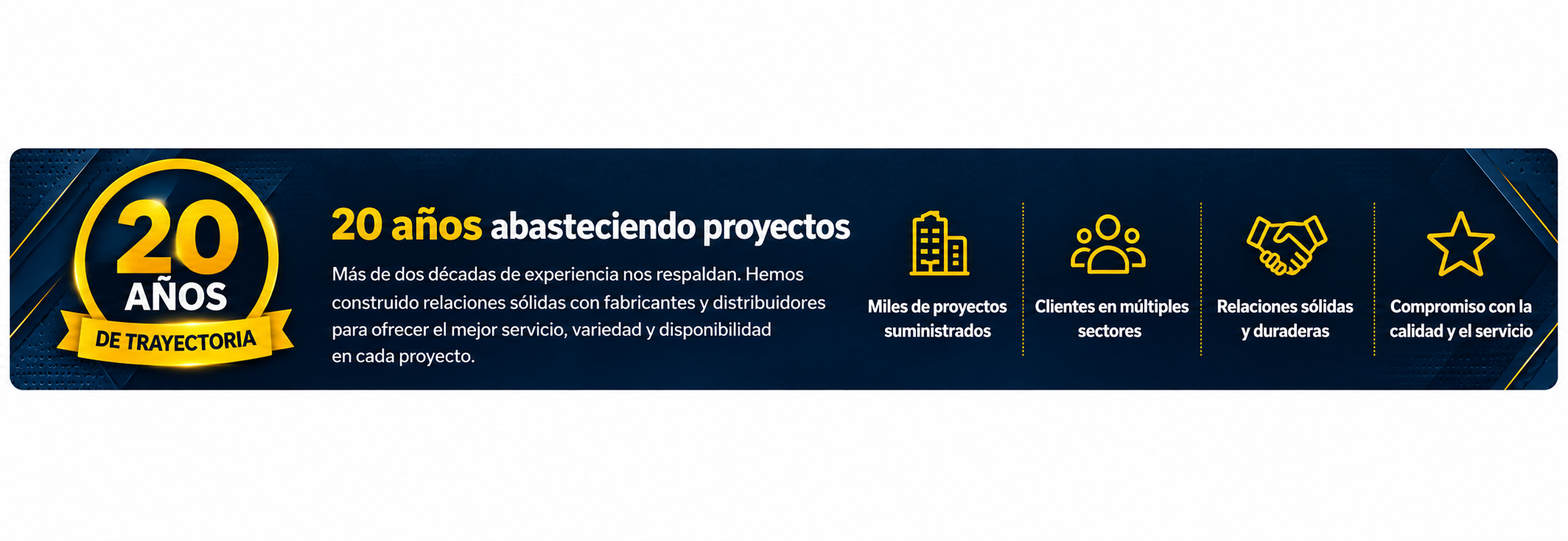 Trayectoria 20 Ferreteria